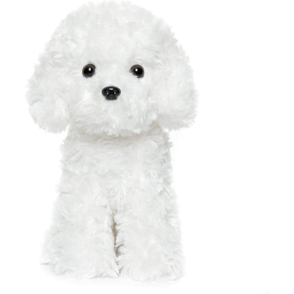 Bichon Frise Maltese Maltipoo White Labradoodle Plush Toy 12.6" Inches White - Picture 9 of 9